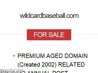 wildcardbaseball.com