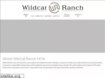 wildcatranchhoa.com
