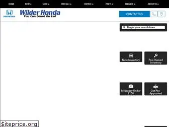 wilderhonda.com