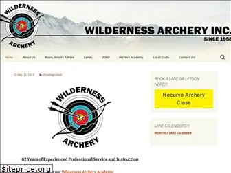 wildernessarchery.com