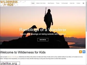 wildernessforkids.com