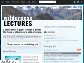 wildernesslectures.com