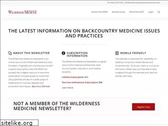 wildernessmedicinenewsletter.com