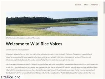 wildricevoices.com