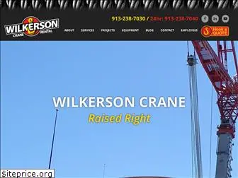 wilkersoncranerental.com