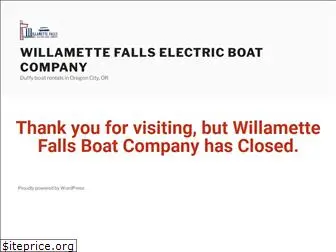willamettefallsboatcompany.com
