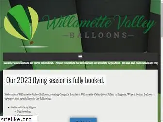 willamettevalleyballoons.com