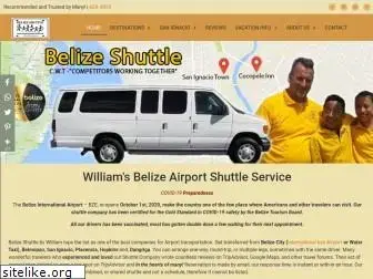 williamshuttlebelize.com