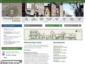 willimanticlibrary.org