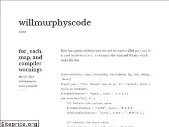 willmurphyscode.net