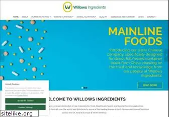 willowsingredients.com