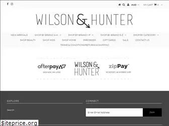 wilsonandhunter.myshopify.com