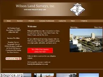 wilsonlandsurveys.com