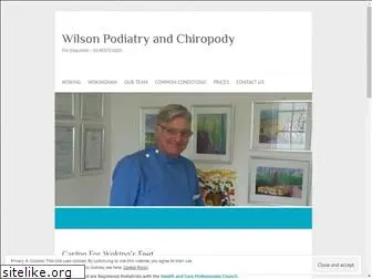 wilsonpodiatry.co.uk