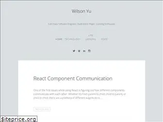 wilsonyu.io