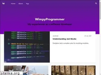 wimpyprogrammer.com