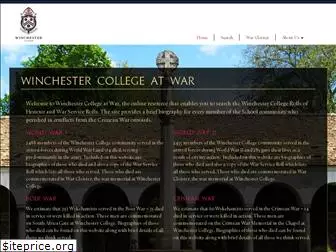 winchestercollegeatwar.com