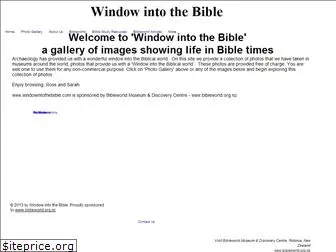 windowintothebible.com