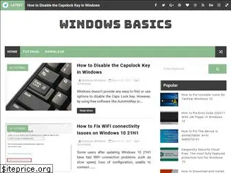 windowsbasics.com