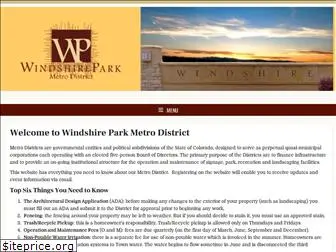 windshireparkmetrodistrict.com