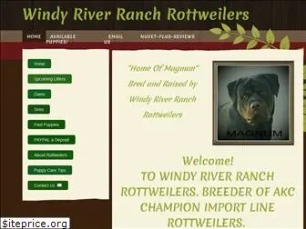 windyriverranchrottweilers.com