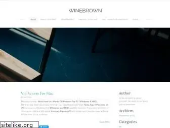 www.winebrown.weebly.com