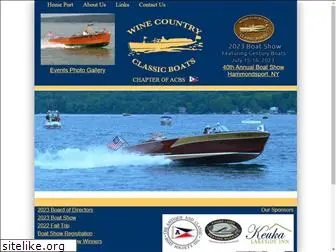 winecountryclassicboats.com