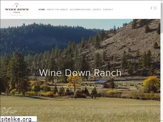 winedownranch.com