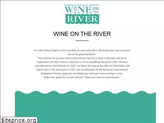 wineonriver.com