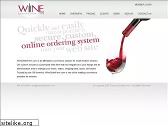 wineorderform.com