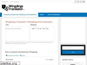 wingdingstranslator.com