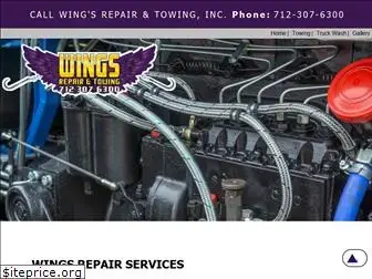 wingsrepairandtowing.com