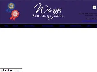 wingsschoolofdance.com