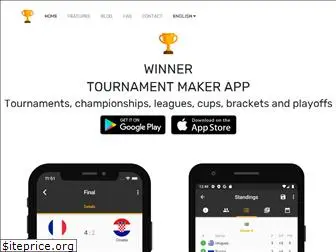 Winner - Tournament Maker App on the App Store