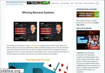 winningbaccaratsystems.com