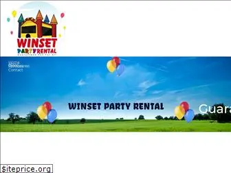 winsetpartyrental.com