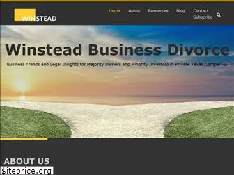 winsteadbusinessdivorce.com