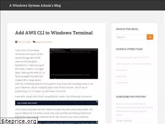 winsysadminblog.com