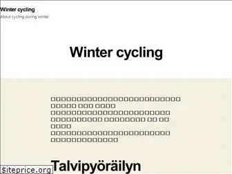 wintercyclingcongress2020.fi