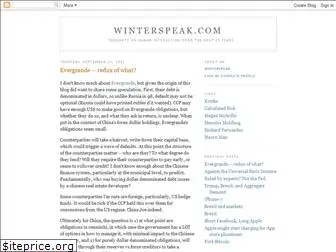 winterspeak.com