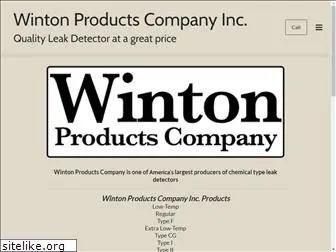 wintonproducts.com