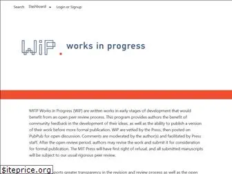 wip.mitpress.mit.edu
