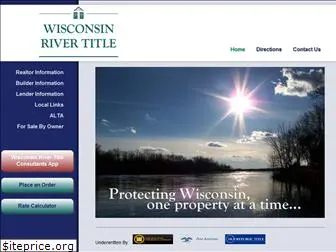 wisconsinrivertitle.com