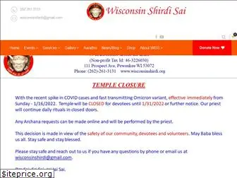 wisconsinshirdi.org