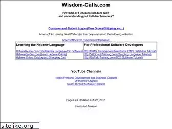 wisdom-calls.com