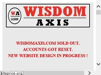 wisdomaxis.com