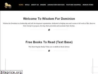 wisdomfordominion.com