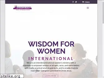 wisdomforwomeninternational.org
