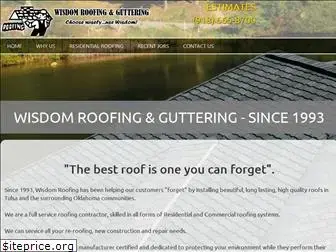 wisdomroofingandguttering.com