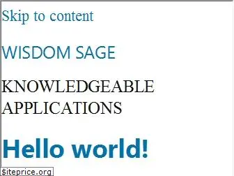 wisdomsage.com